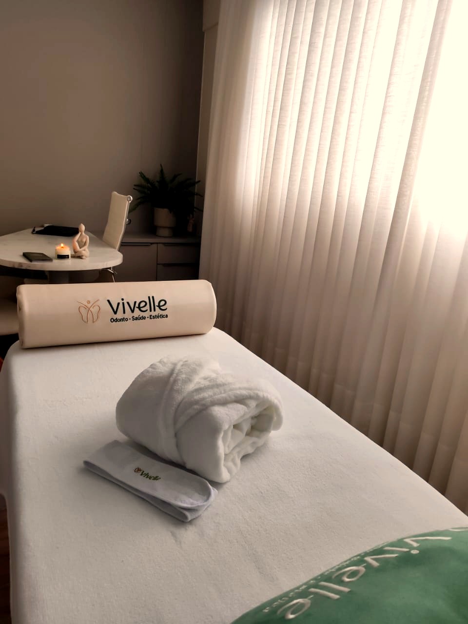 Ambiente acolhedor de atendimento na Vivelle