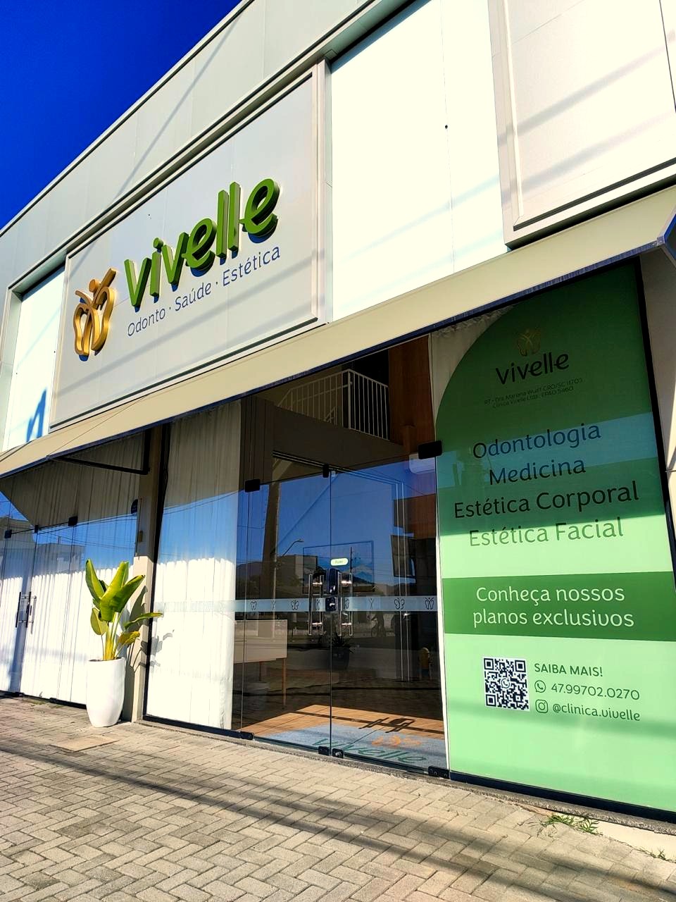 Fachada da Clínica Vivelle